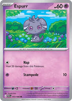 Espurr - Common Reverse Holo - 033/088 - Inglés
