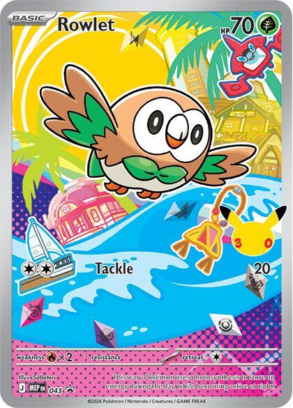 Rowlet - MEP043 - Promo - Inglés