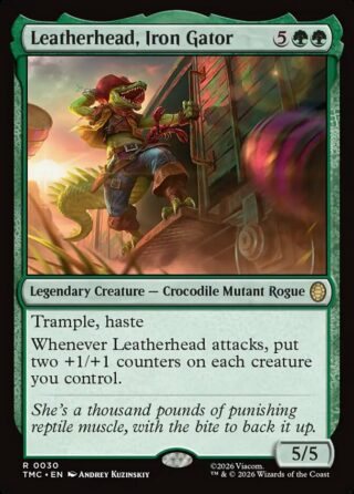 Leatherhead, Iron Gator - Rare - #30 - Inglés
