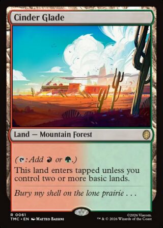 Cinder Glade. - Rare - #61 - Inglés