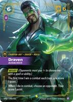 Draven - Audacious (Alternate Art) - Showcase - 148a/221