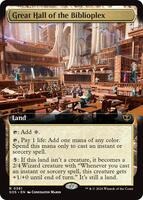 Great Hall of the Biblioplex (Extended Art) (Foil) - Rare - #361 - Inglés